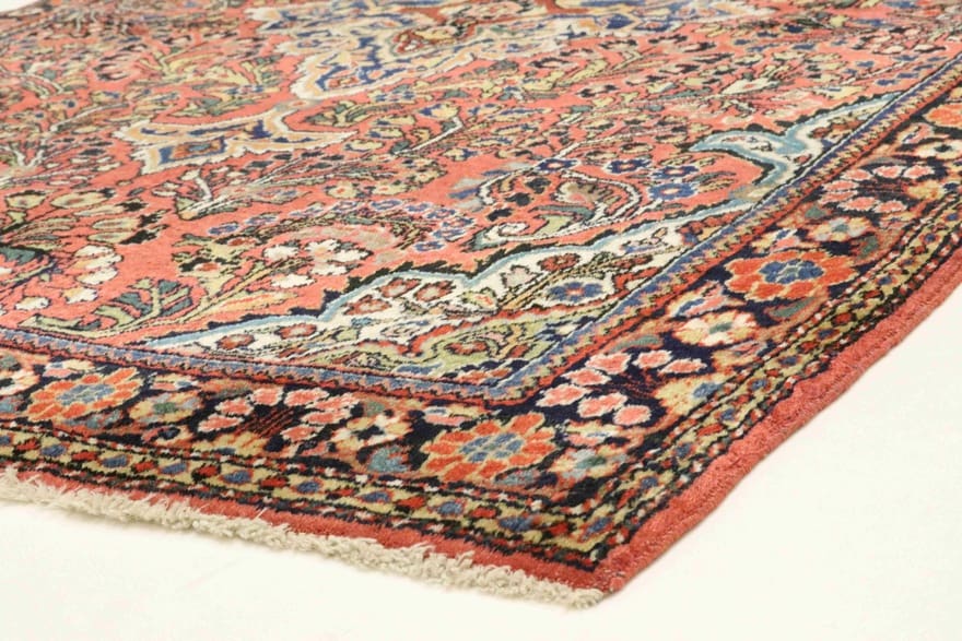 Antiker Sarough Farahan Perserteppich, 148 × 109 cm, Wolle