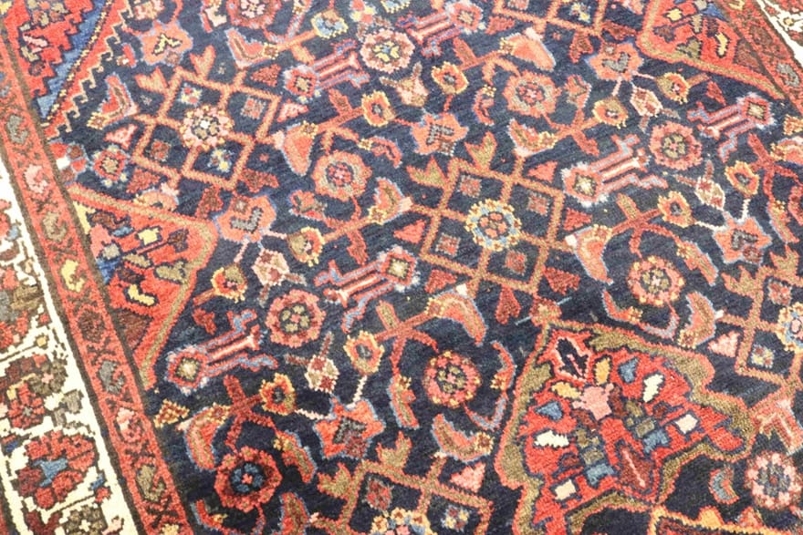Antiker Perserteppich, 286 × 105 cm, Wolle