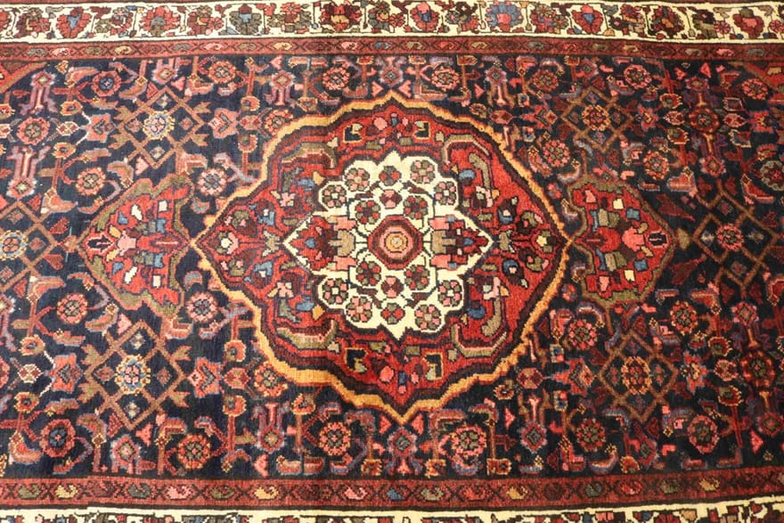 Antiker Perserteppich, 286 × 105 cm, Wolle