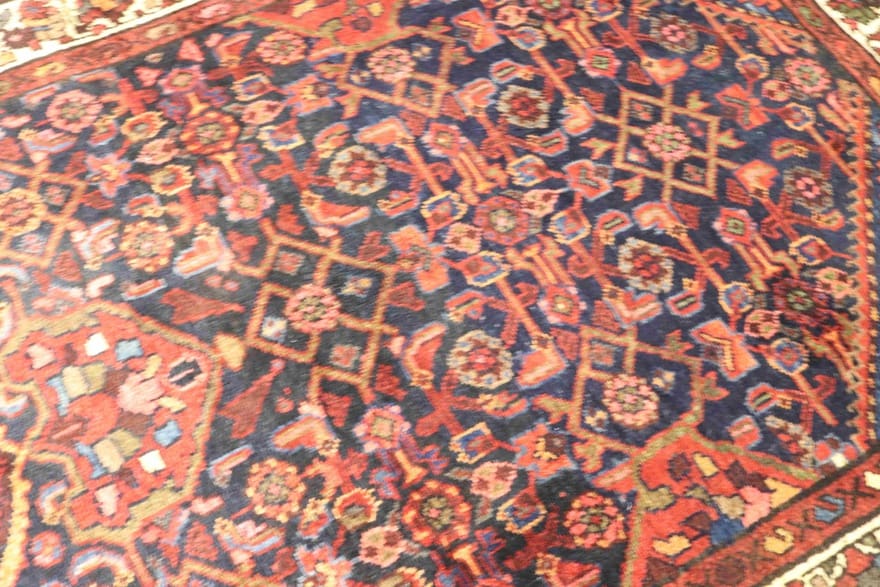 Antiker Perserteppich, 286 × 105 cm, Wolle