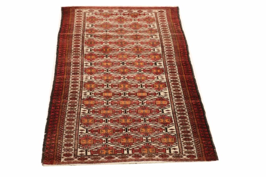 Antiker Baluch Perserteppich aus Iran, 167 × 80 cm