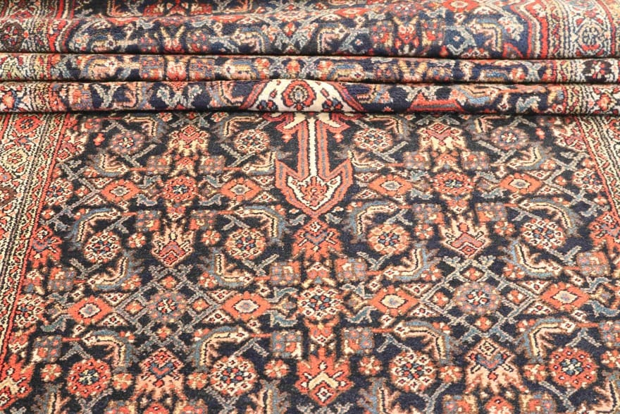 Antiker Malayer Perserteppich, 420 × 105 cm, Wolle