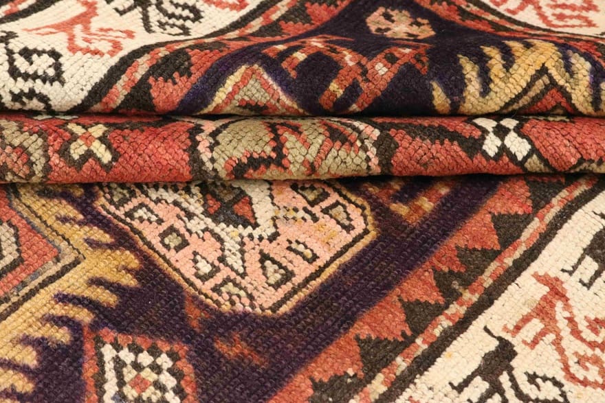 Antiker Orientteppich, 235 × 112 cm, Wolle