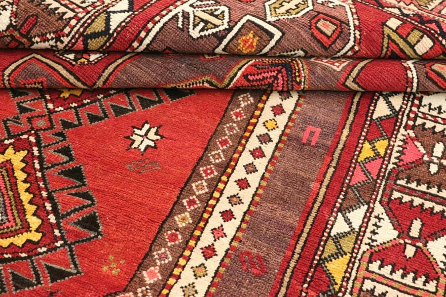 Antiker Orientteppich, 295 × 135 cm, Wolle