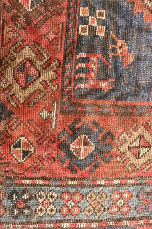 Antiker Orientteppich aus Russland, 270 × 140 cm