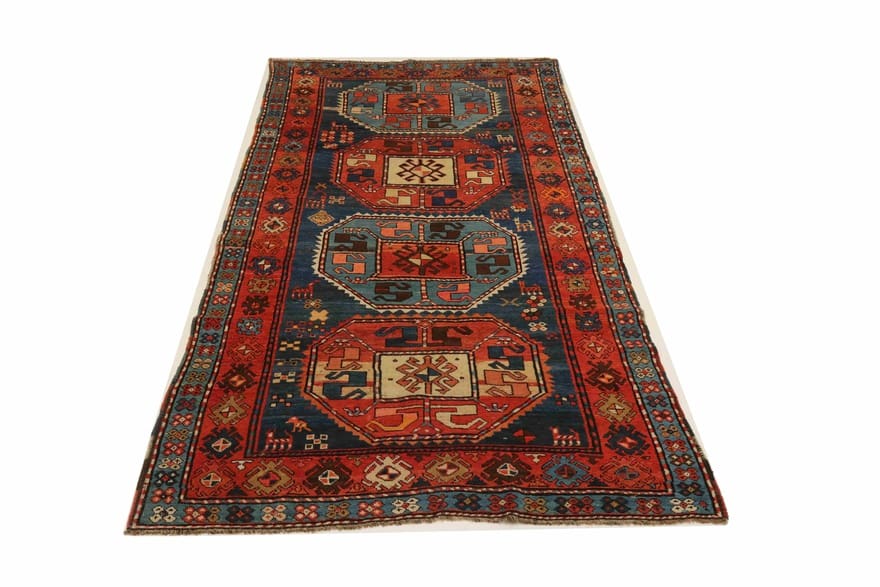Antiker Orientteppich aus Russland, 270 × 140 cm