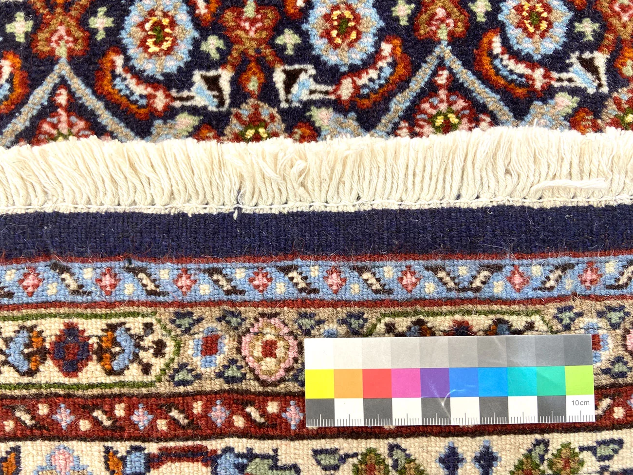 Moud Perserteppich 117 × 85 cm aus Wolle & Seide, handgeknüpft