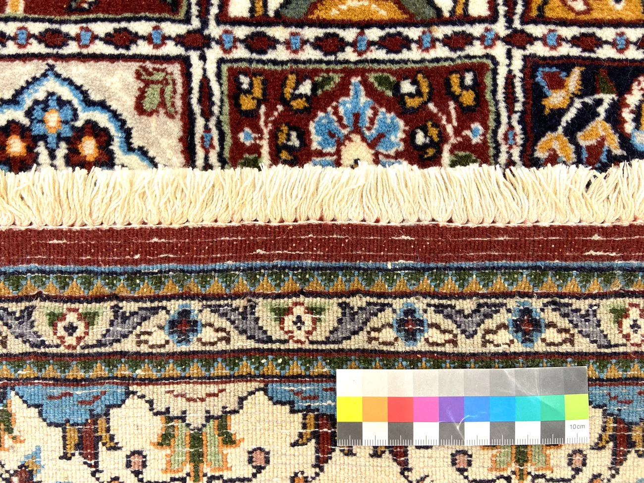 Moud Perserteppich 145 × 105 cm aus Wolle & Seide, handgeknüpft