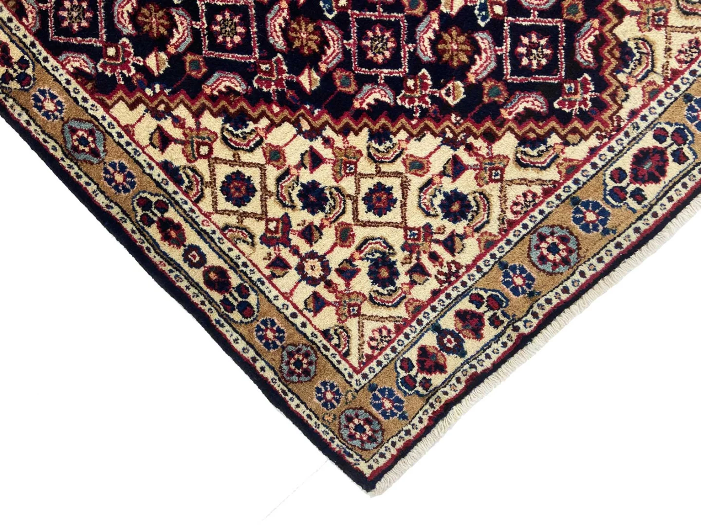 Moud Perserteppich 152 × 103 cm aus Wolle & Seide, handgeknüpft