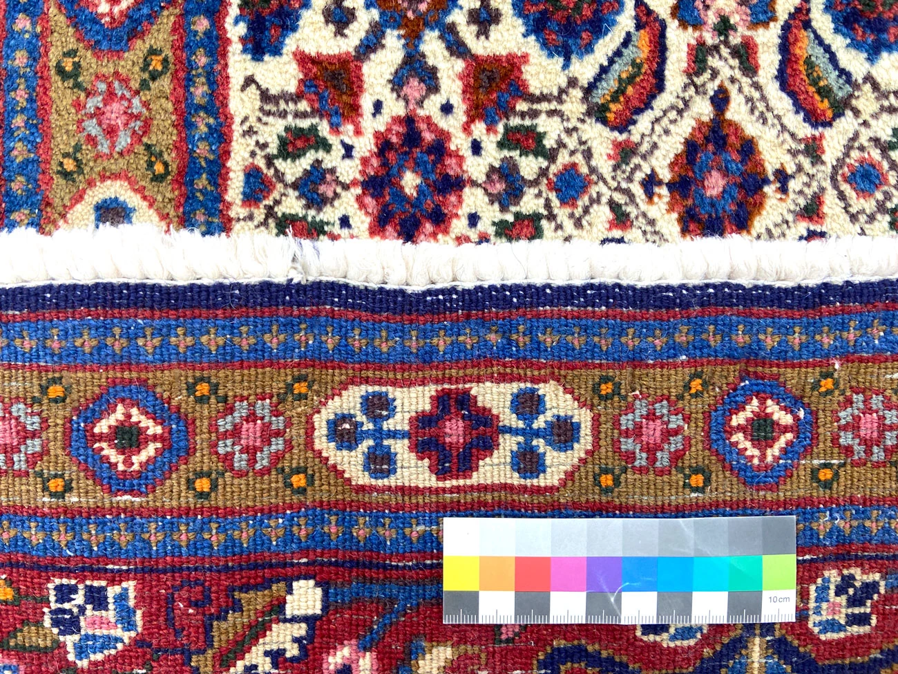 Moud Perserteppich aus Iran, 195 × 79 cm