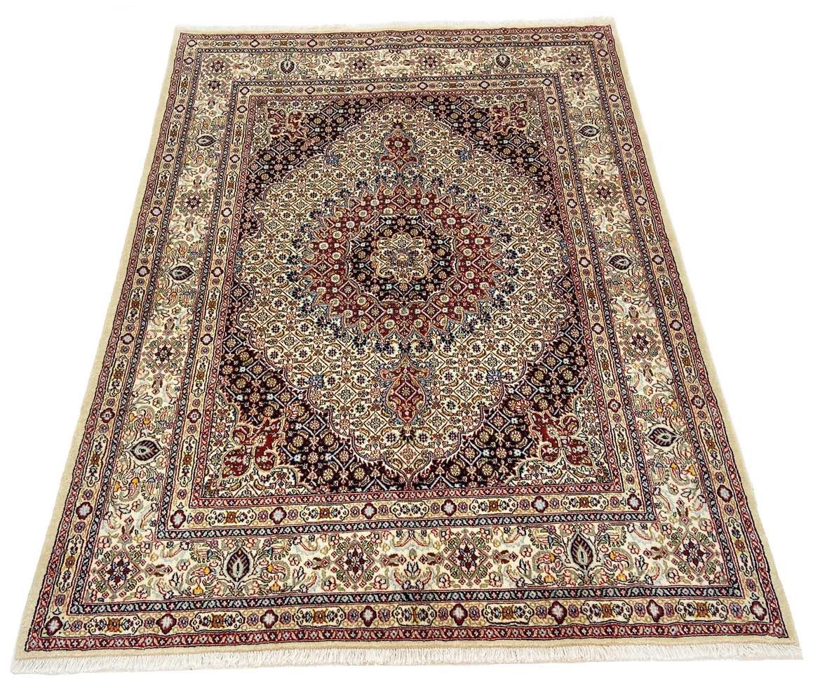 orientteppich-moud-200-x-151-cm-360000-knoten-handgeknupft-1 Handgeknüpfter Moud Perserteppich, 200 × 151 cm, Wolle & Seide