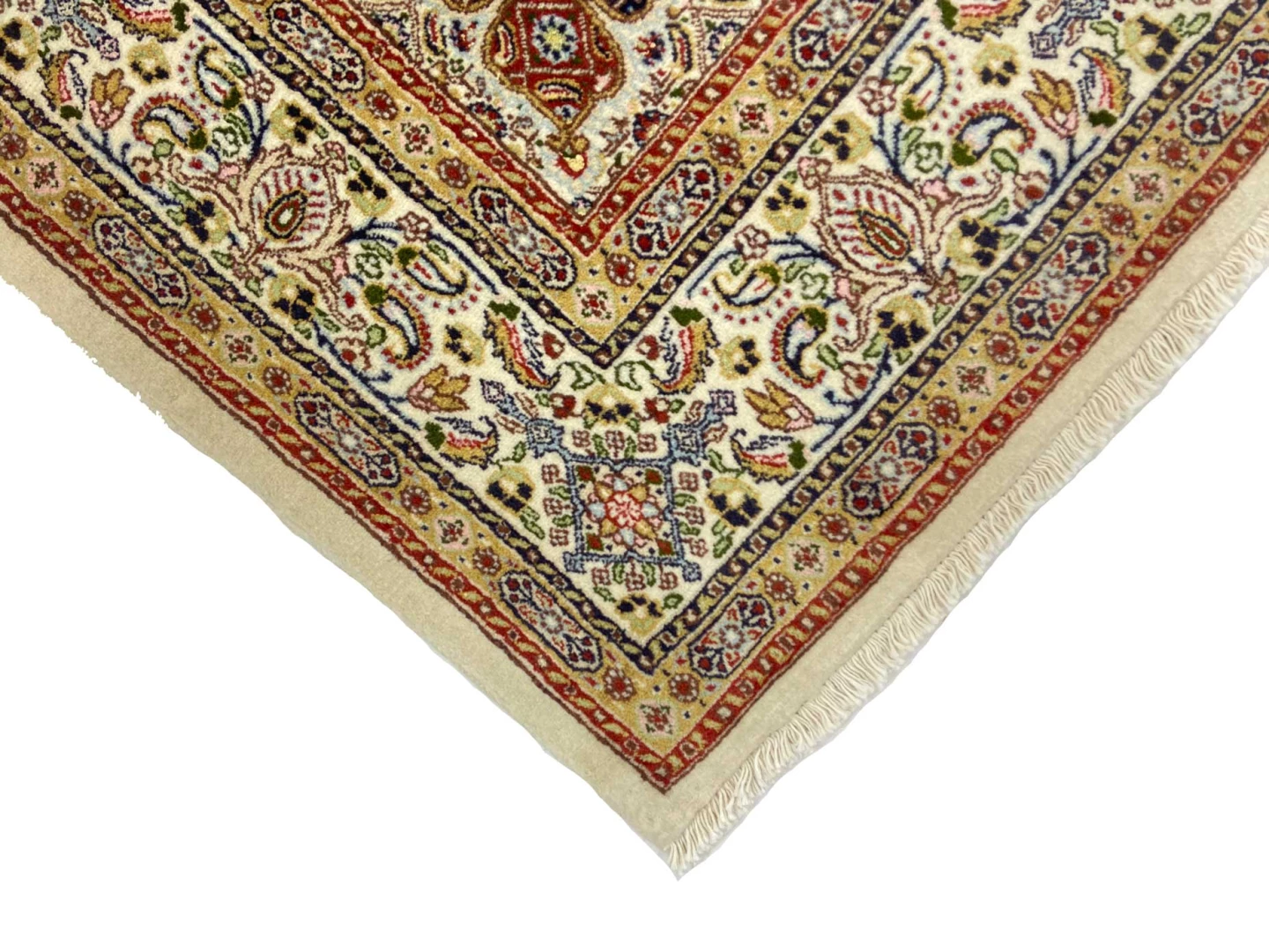 Moud Perserteppich aus Iran, 206 × 148 cm