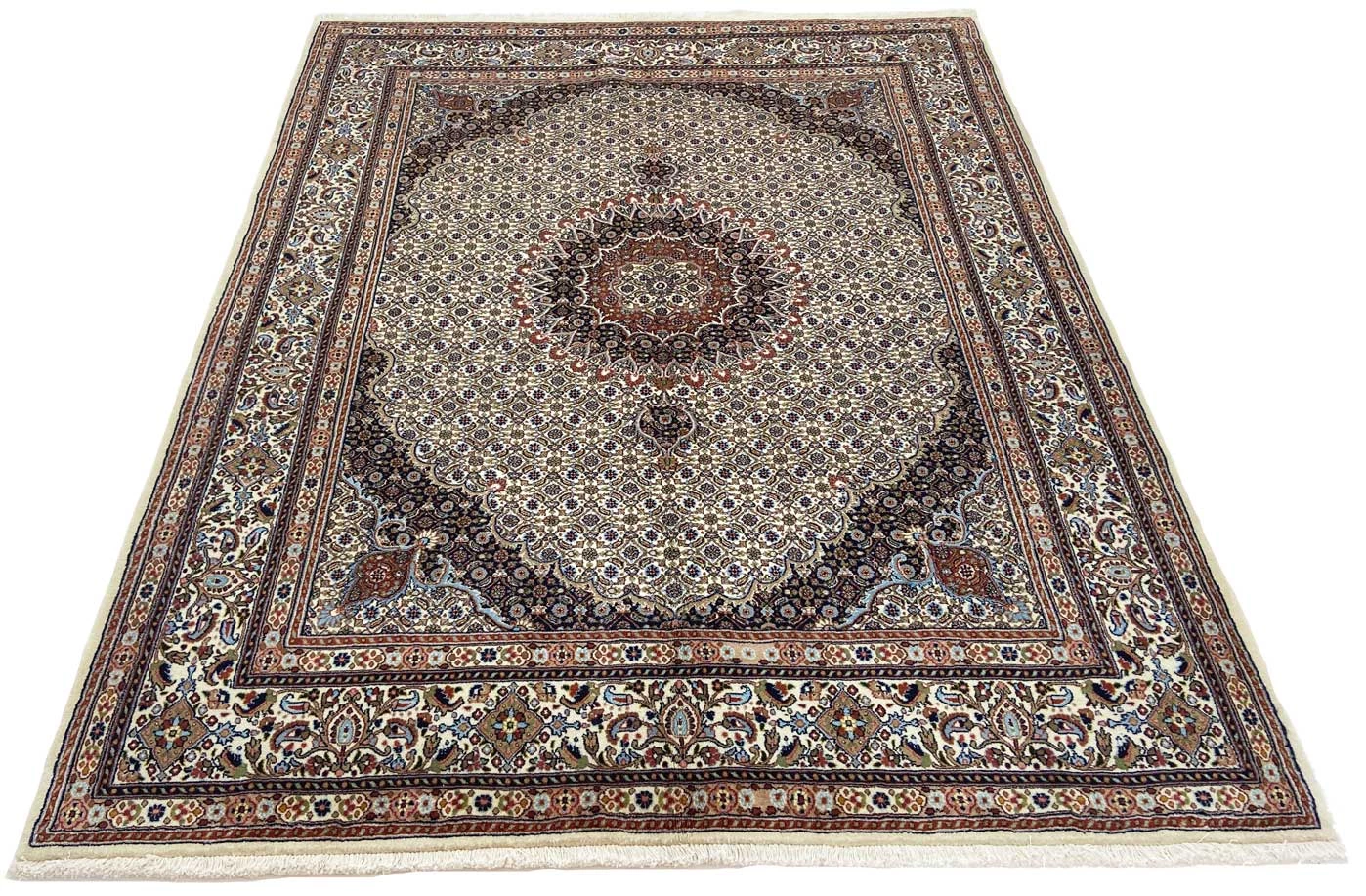 Moud Perserteppich aus Iran, 230 × 185 cm