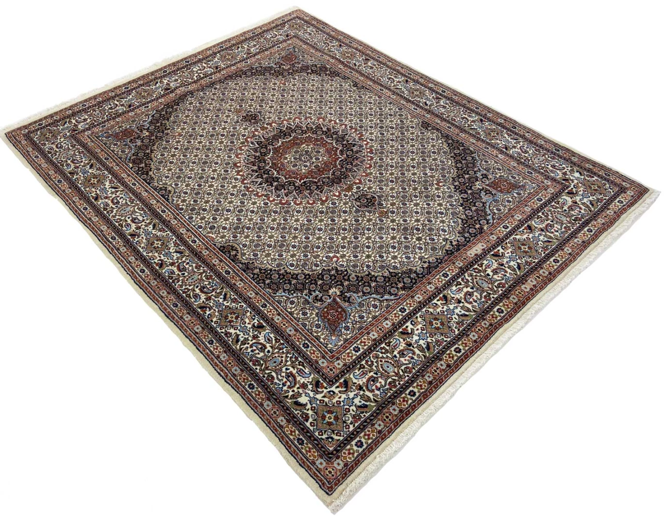 Moud Perserteppich aus Iran, 230 × 185 cm