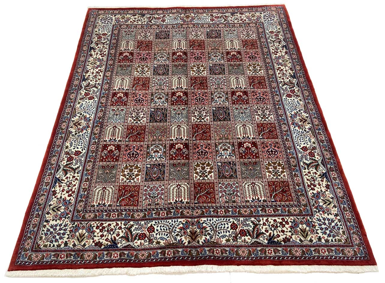 orientteppich-moud-229-x-180-cm-360000-knoten-m-handgeknupft-1 Handgeknüpfter Moud Perserteppich 229 × 180 cm