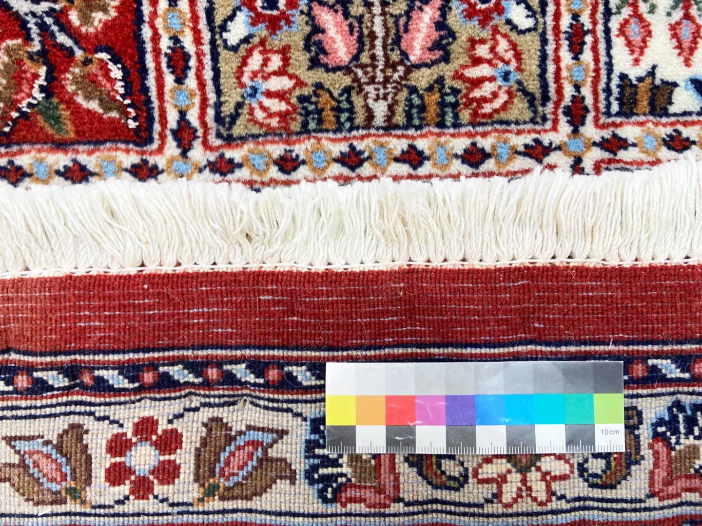 orientteppich-moud-229-x-180-cm-360000-knoten-m-handgeknupft-4 Handgeknüpfter Moud Perserteppich 229 × 180 cm