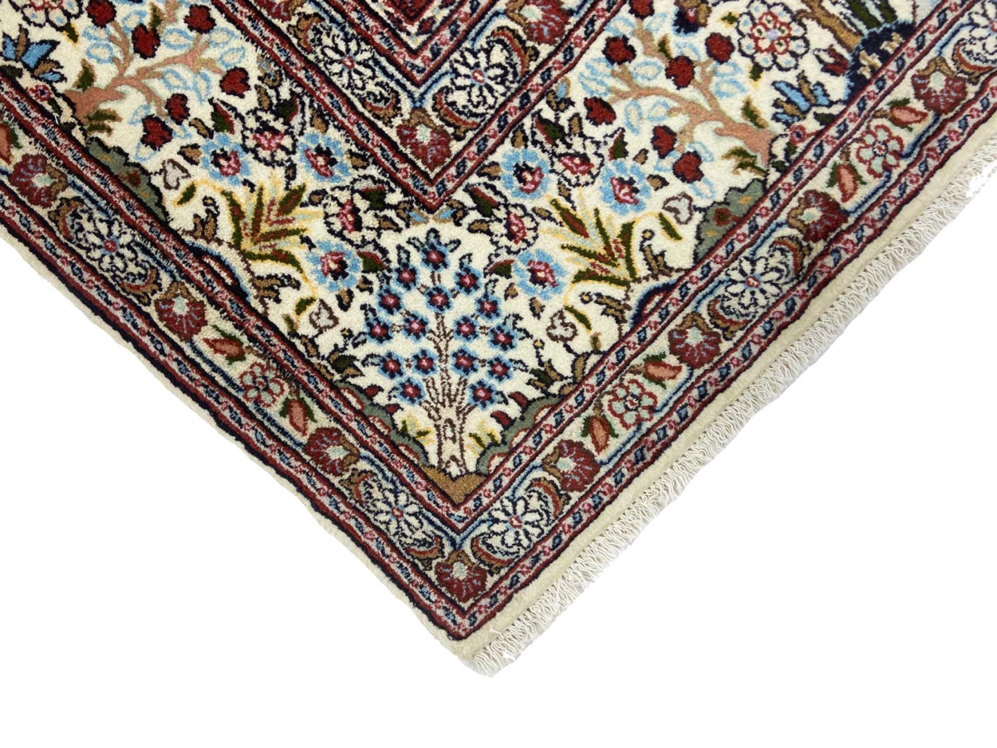 Moud Perserteppich 237 × 171 cm aus Wolle & Seide, handgeknüpft