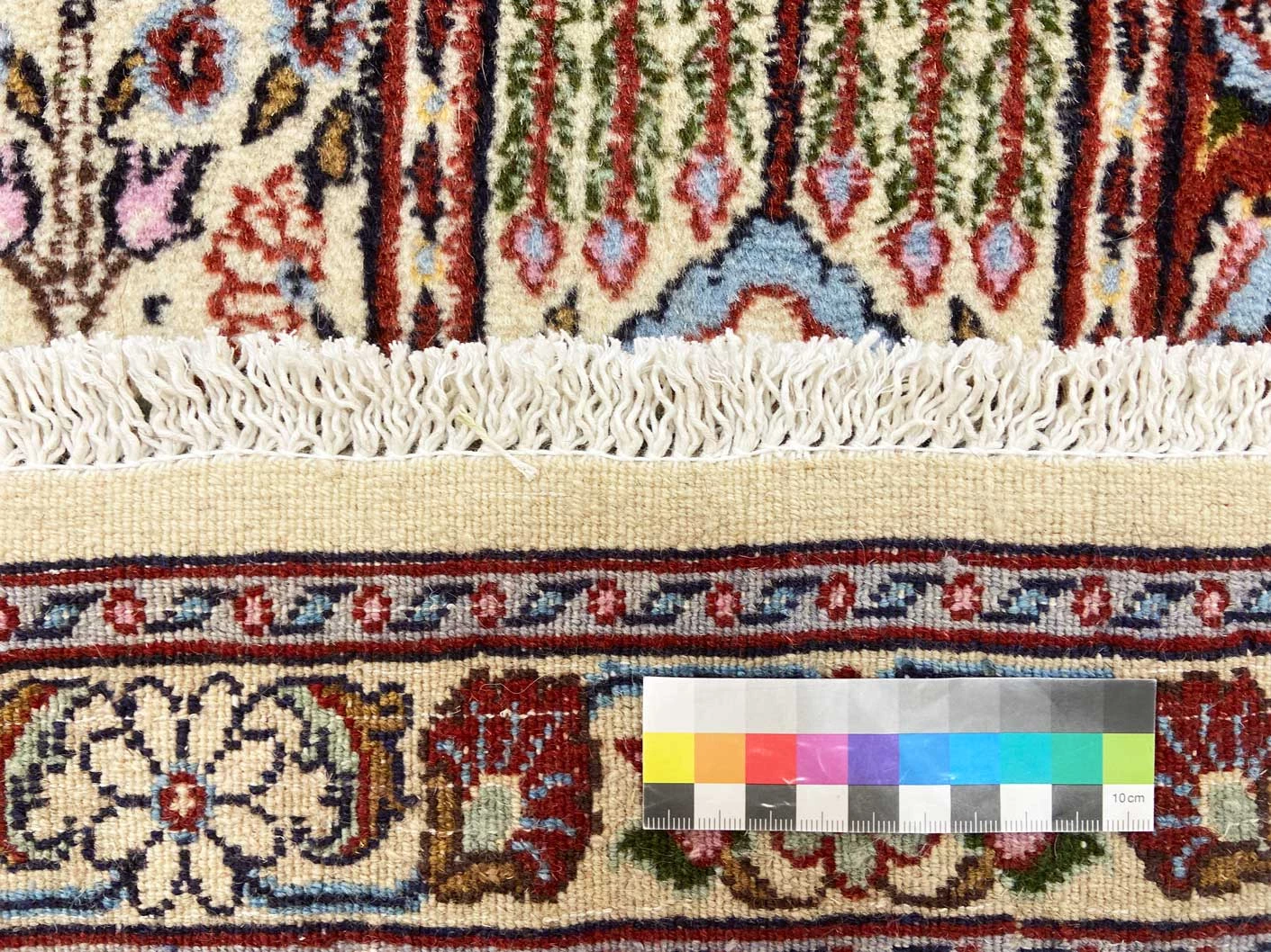 Moud Perserteppich 237 × 171 cm aus Wolle & Seide, handgeknüpft