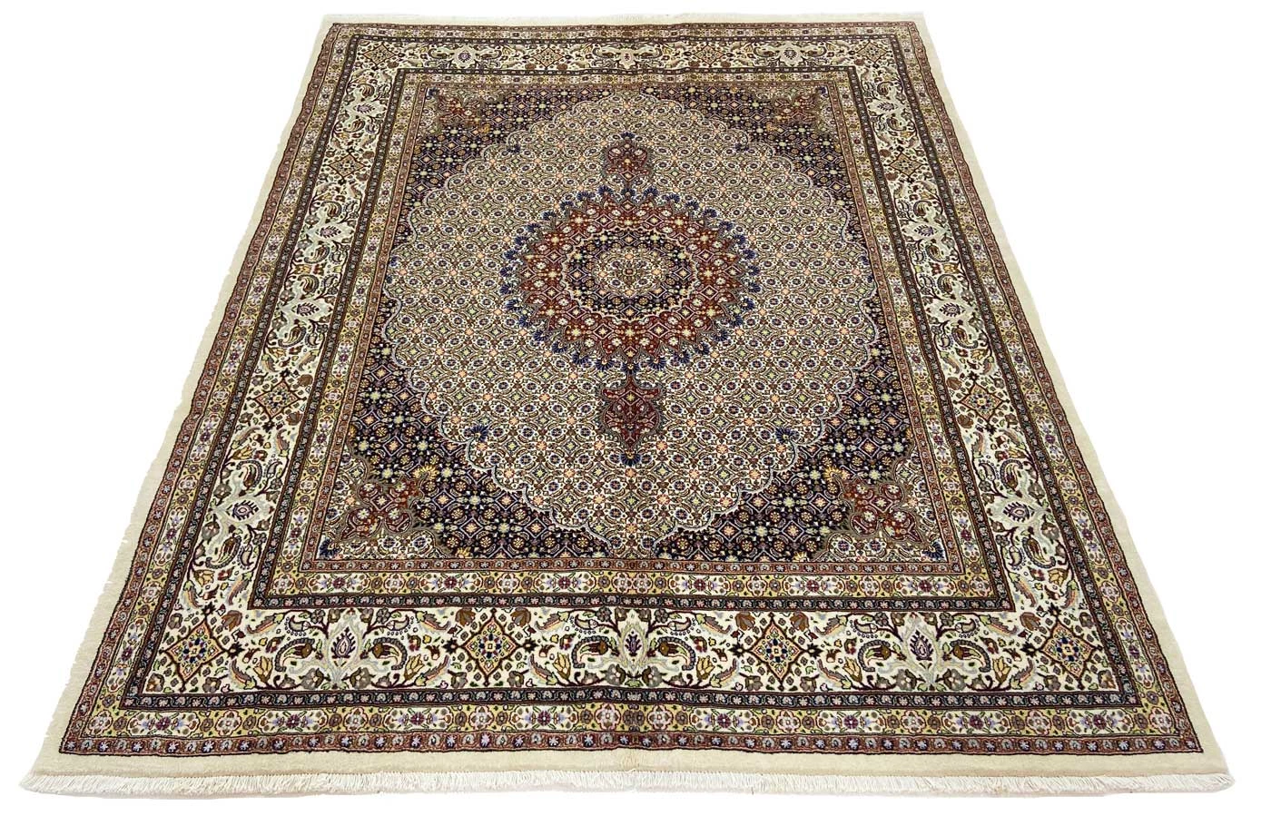 Moud Perserteppich aus Iran, 248 × 198 cm
