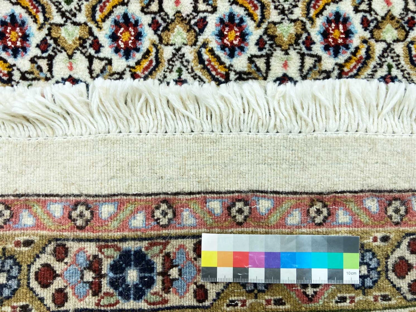 Moud Perserteppich 249 × 241 cm aus Wolle & Seide, handgeknüpft