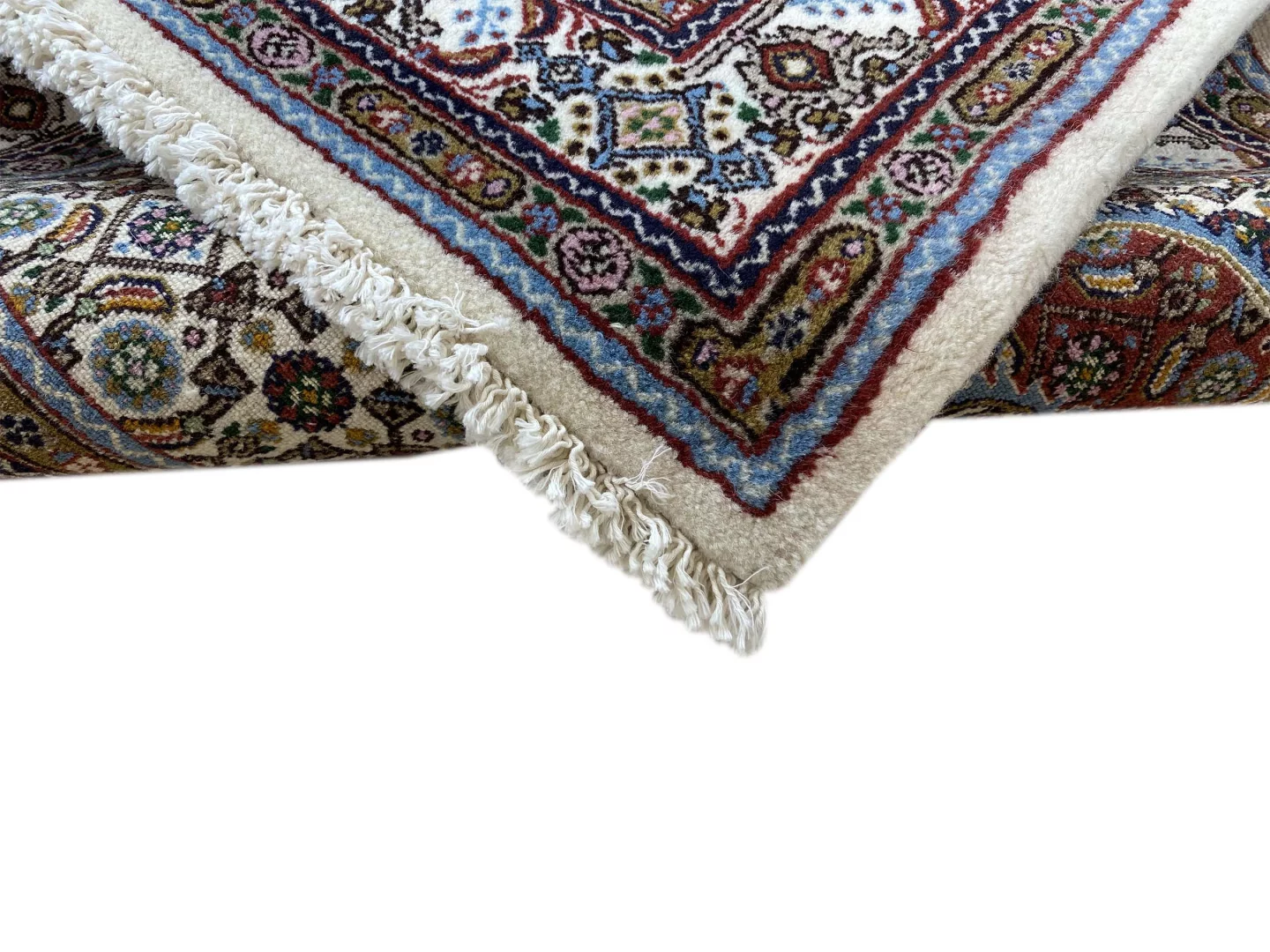 Moud Perserteppich aus Iran, 249 × 80 cm