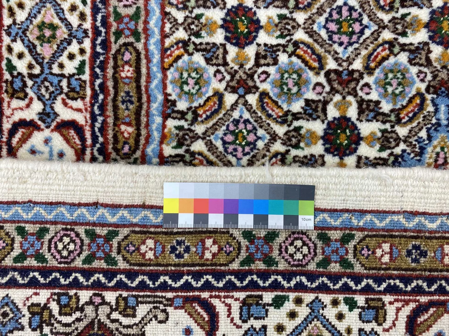 Moud Perserteppich aus Iran, 249 × 80 cm