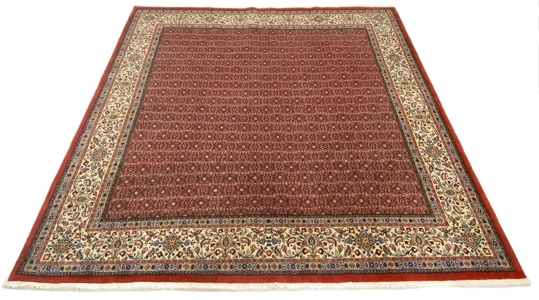 Handgeknüpfter Moud Perserteppich 252 × 246 cm