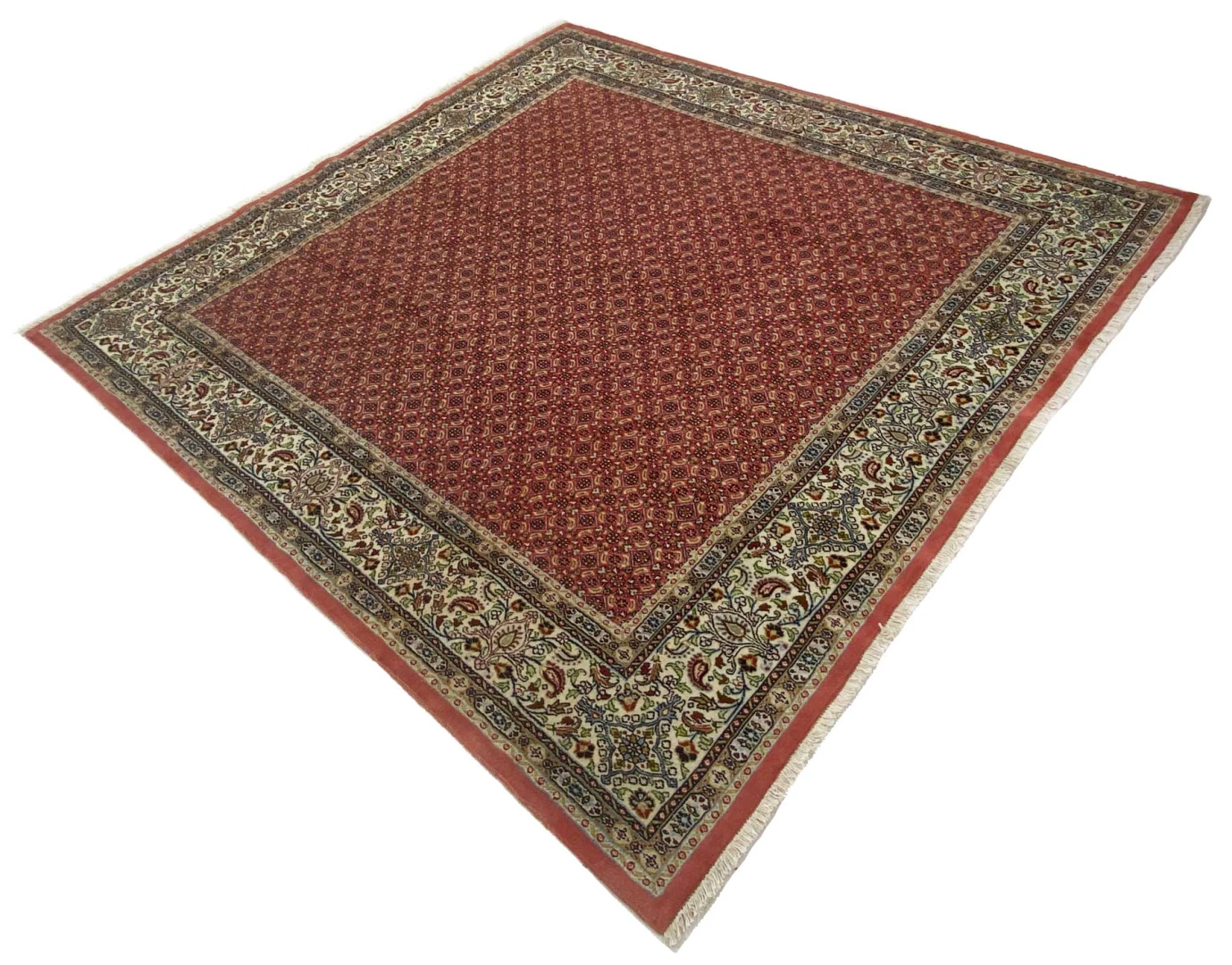 orientteppich-moud-255-x-244-cm-360000-knoten-handgeknupft-2 Handgeknüpfter Moud Perserteppich 255 × 244 cm