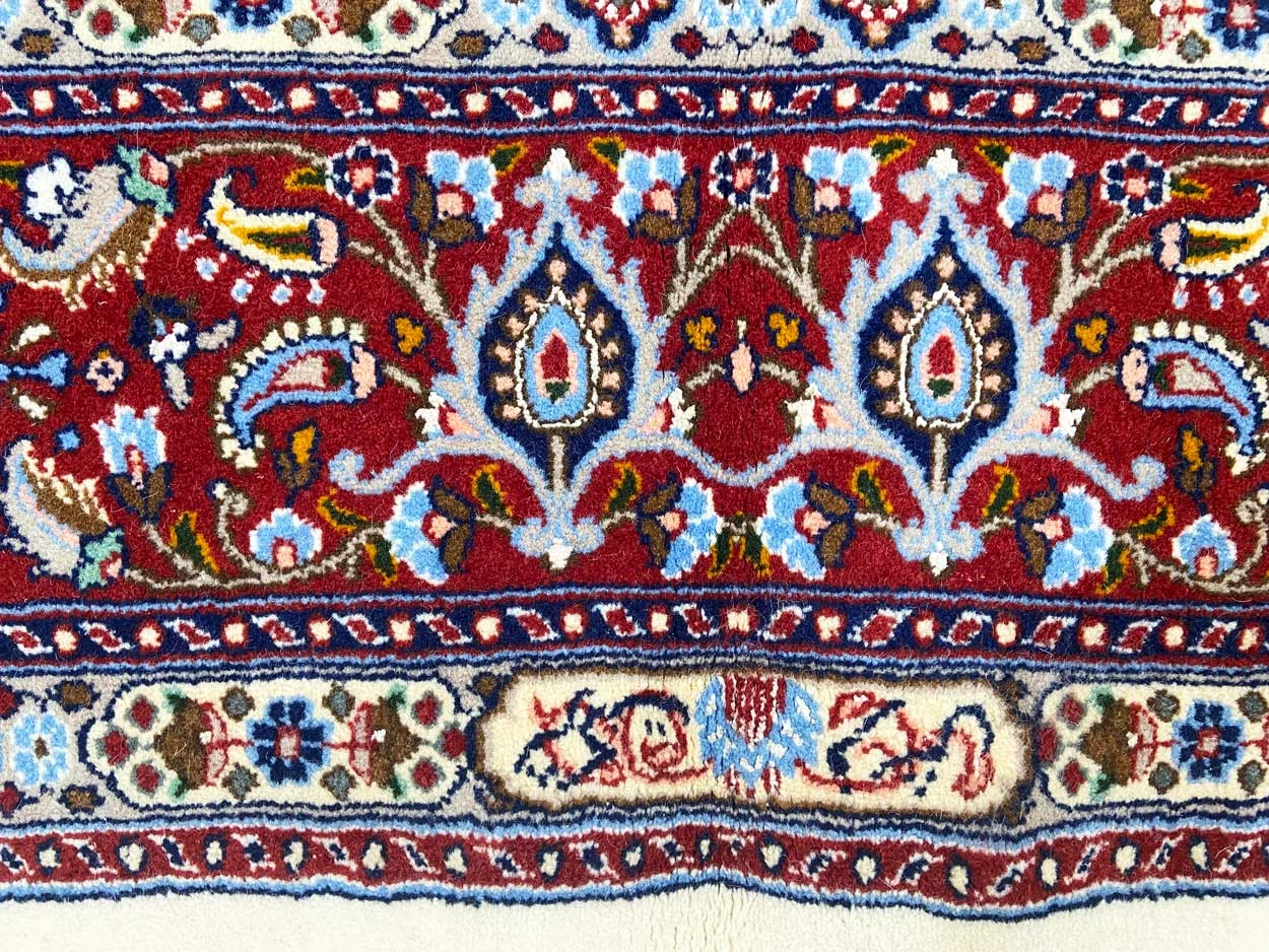 Moud Perserteppich aus Iran, 284 × 201 cm