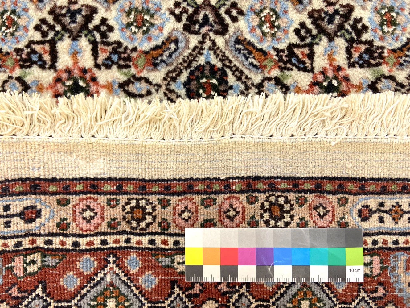 orientteppich-moud-292-x-71-cm-360000-knoten-handgeknupft-4 Handgeknüpfter Moud Perserteppich, 292 × 71 cm, Wolle & Seide