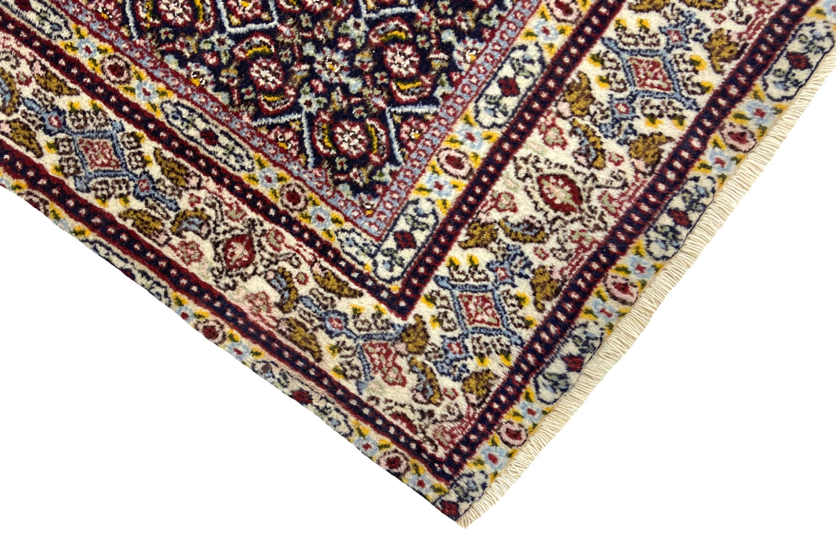 orientteppich-moud-294-x-71-cm-300000-knoten-m-handgeknupft-2 Handgeknüpfter Moud Perserteppich, 294 × 71 cm, Wolle & Seide