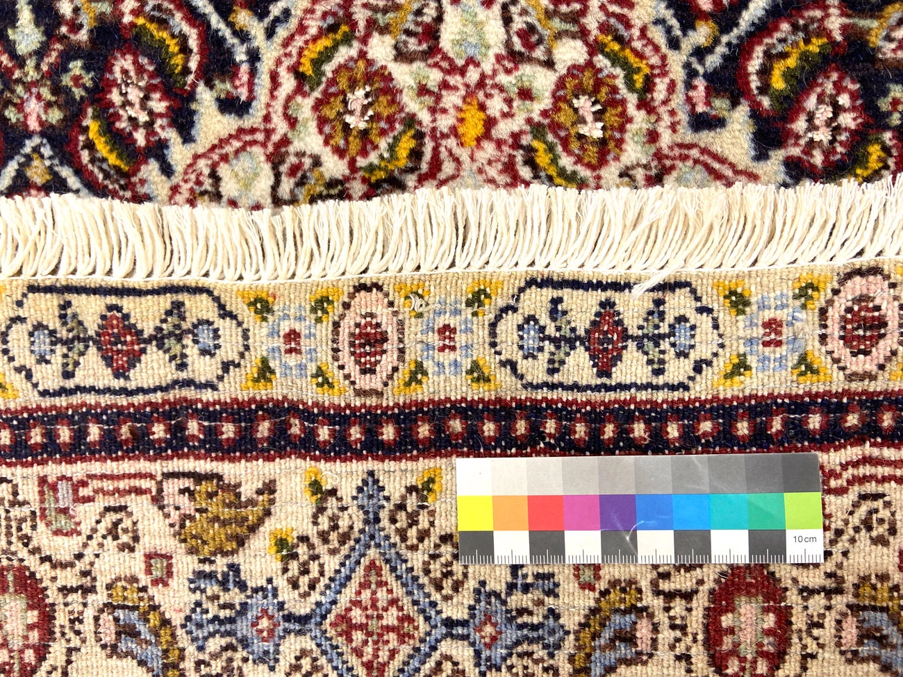orientteppich-moud-294-x-71-cm-300000-knoten-m-handgeknupft-3 Handgeknüpfter Moud Perserteppich, 294 × 71 cm, Wolle & Seide