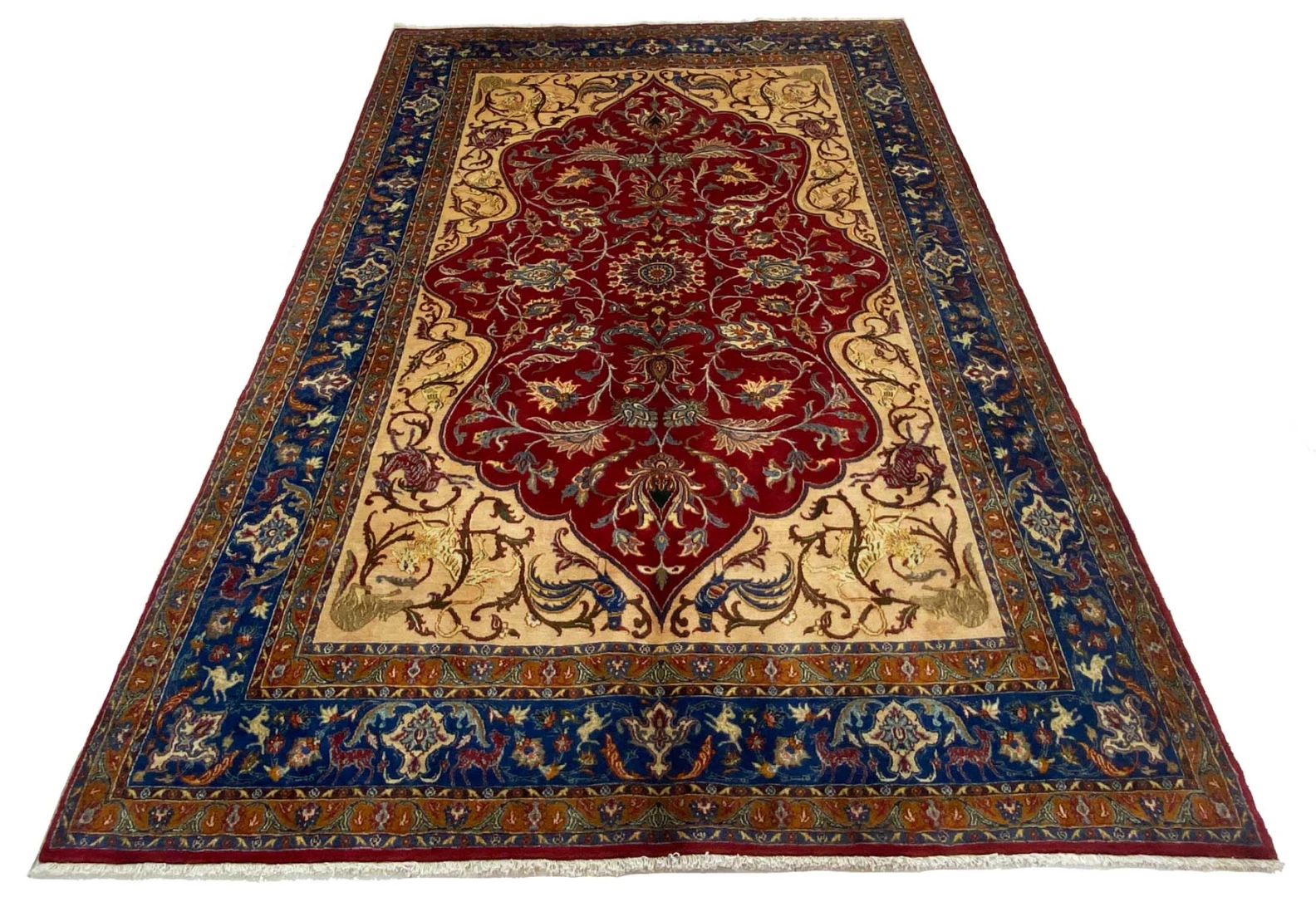 moud-orientteppich-302-x-196-cm-360000-knoten-handgeknupft-1 Moud Perserteppich aus Iran, 302 × 196 cm