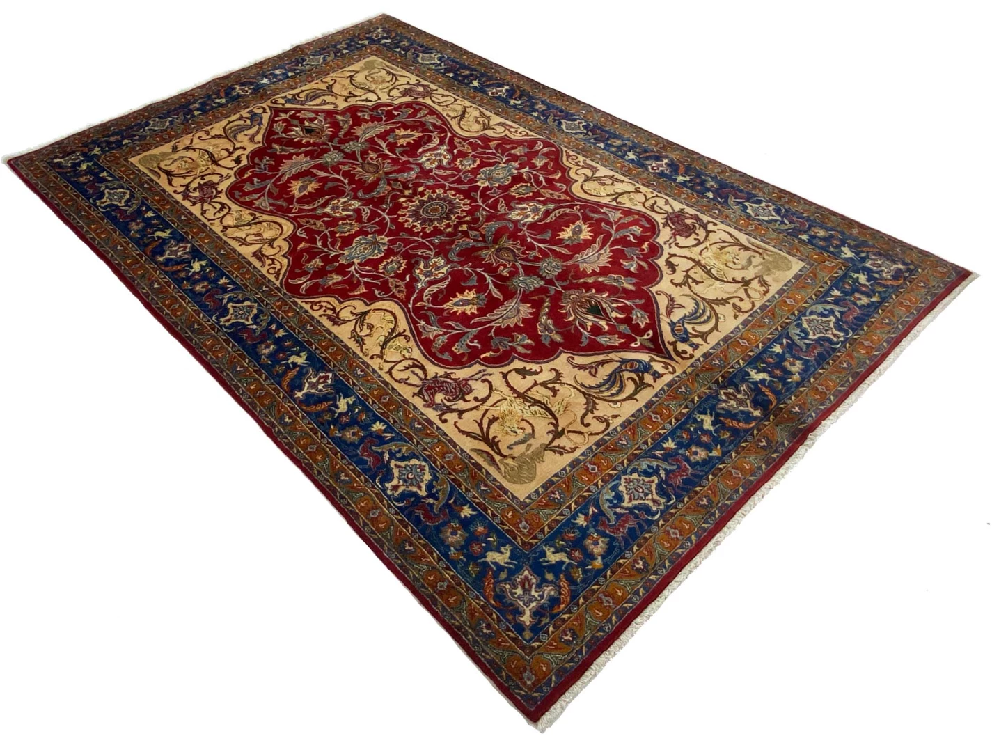 moud-orientteppich-302-x-196-cm-360000-knoten-handgeknupft-2 Moud Perserteppich aus Iran, 302 × 196 cm