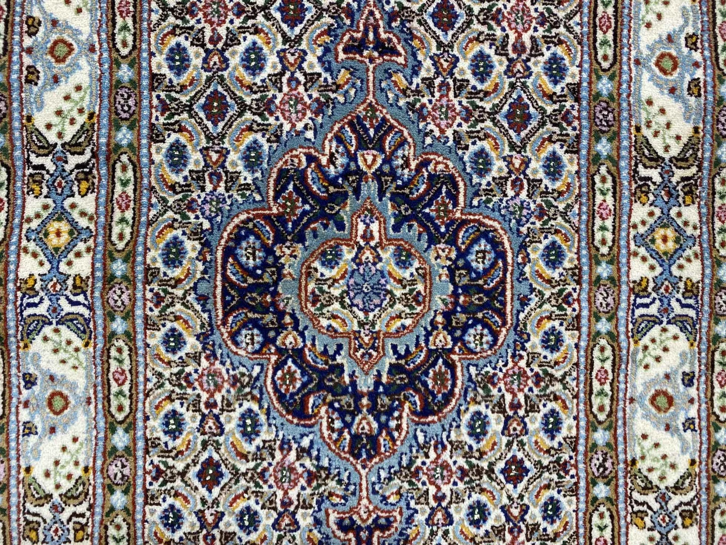 Moud Perserteppich aus Iran, 302 × 79 cm