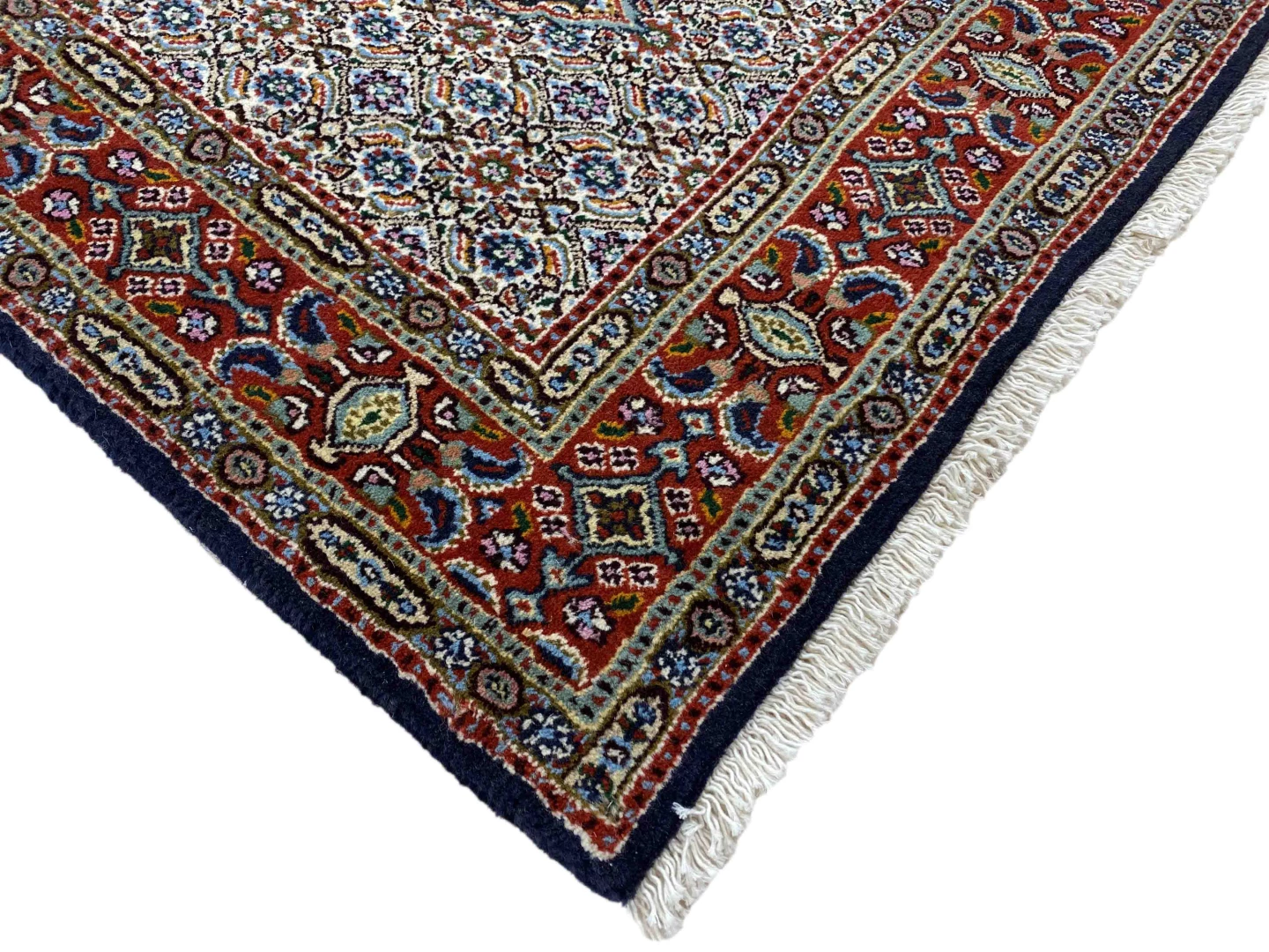 Moud Herati Perserteppich aus Iran, 305 × 79 cm