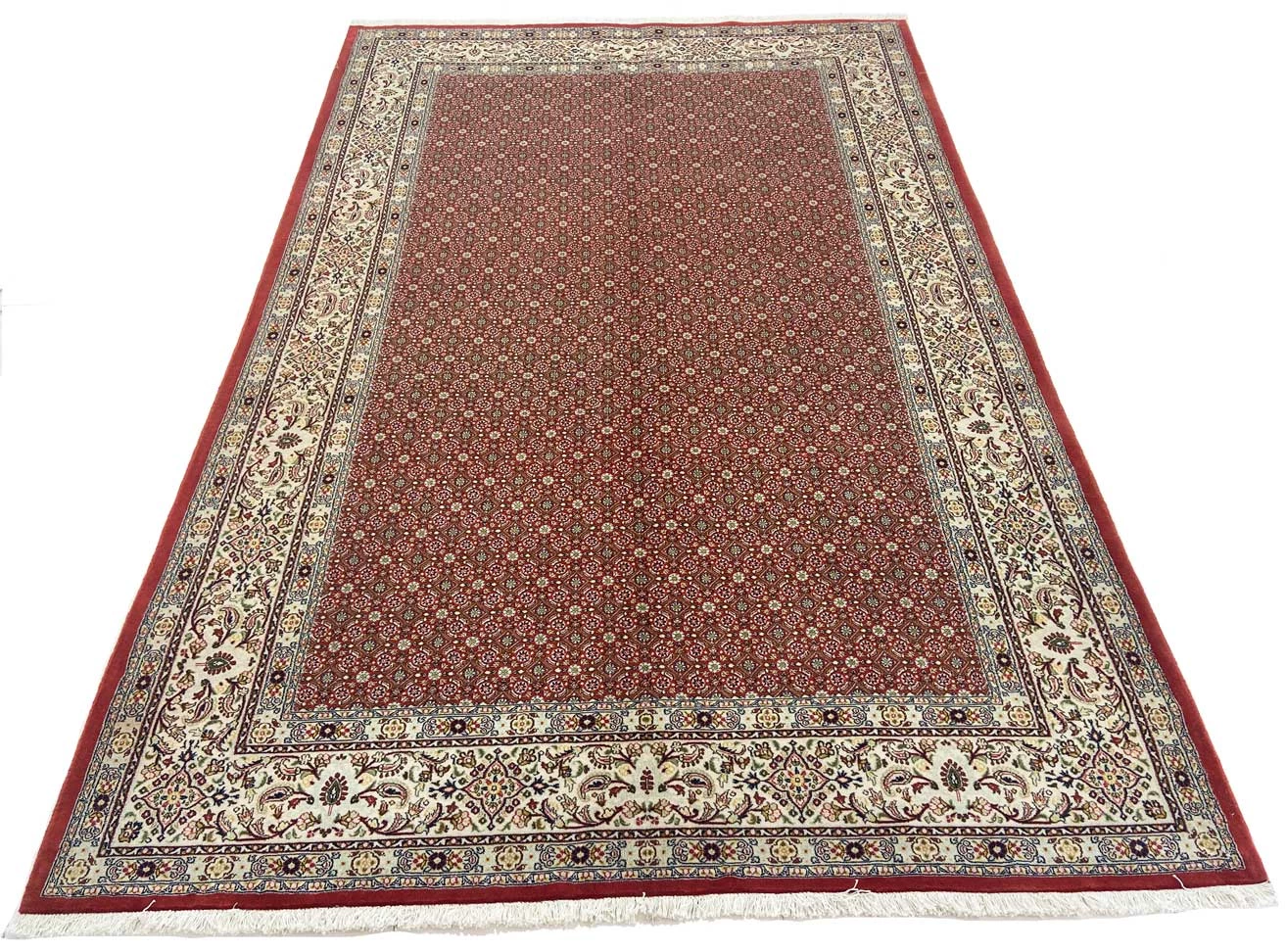 orientteppich-moud-307-x-199-cm-360000-knoten-handgeknupft-1 Handgeknüpfter Moud Perserteppich 307 × 199 cm