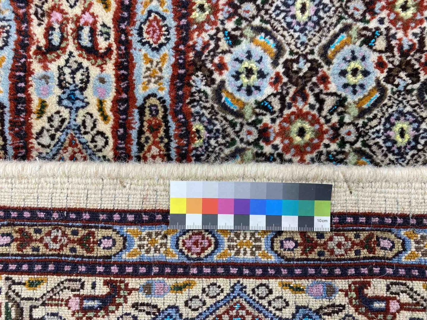 Moud Perserteppich aus Iran, 312 × 81 cm