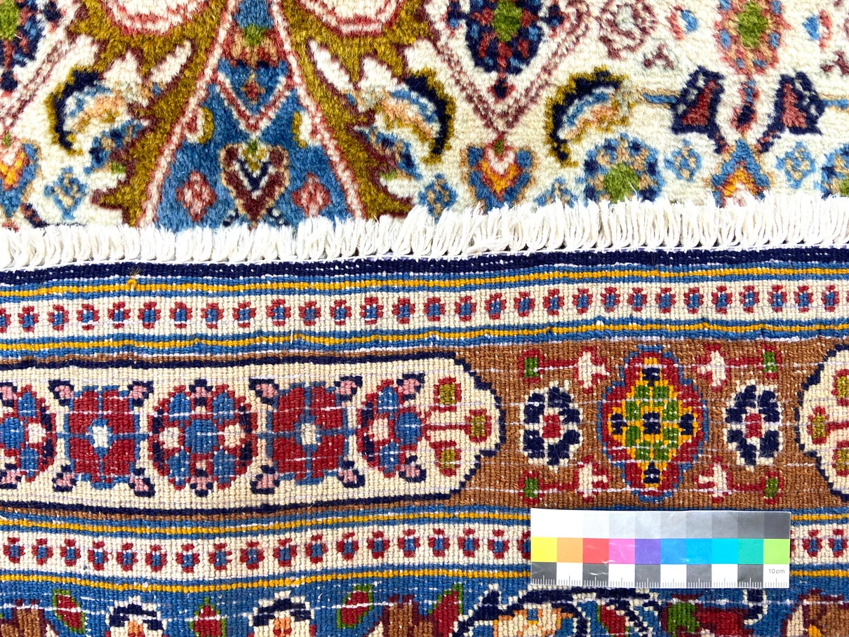 moud-orientteppich-316-x-209-cm-medaillon-design-handgeknupft-4 Moud Perserteppich aus Iran, 316 × 209 cm