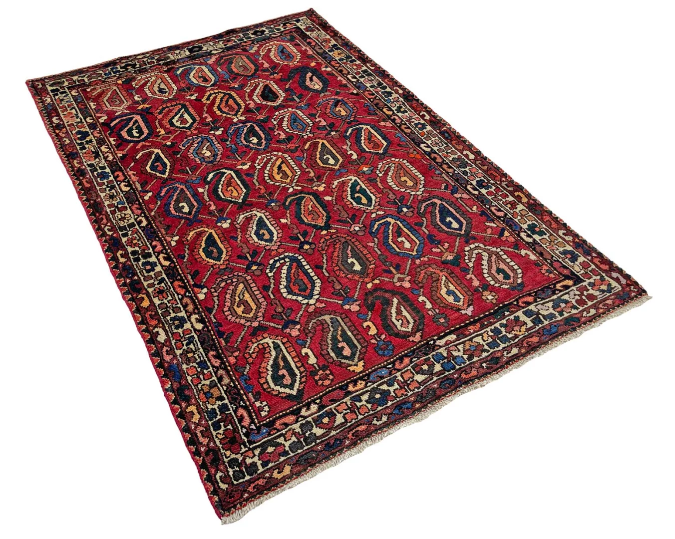 Handgeknüpfter Bakhtiari Perserteppich, 232 × 157 cm, Wolle