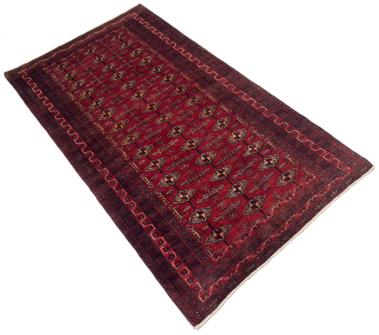 belutsch-orientteppich-175-x-99-cm-120000-knoten-handgeknupft-3 Baluch Orientteppich 175 × 99 cm aus Wolle, handgeknüpft