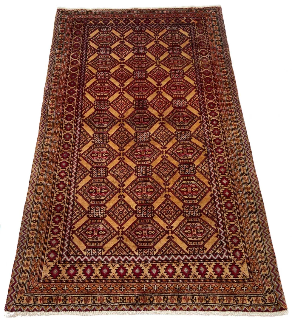 belutsch-orientteppich-175-x-99-cm-120000-knoten-handgeknupft-6 Handgeknüpfter Baluch Orientteppich 175 × 99 cm
