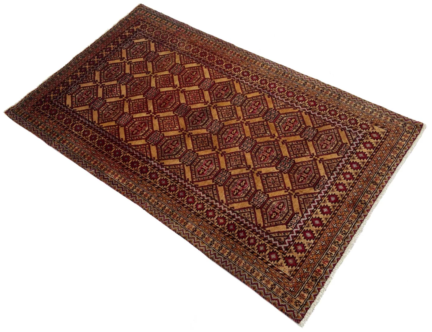 belutsch-orientteppich-175-x-99-cm-120000-knoten-handgeknupft-7 Handgeknüpfter Baluch Orientteppich 175 × 99 cm
