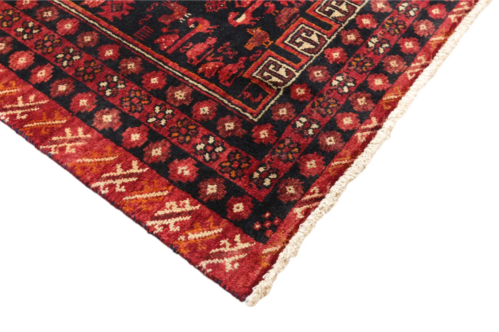 Handgeknüpfter Orientteppich 180 × 90 cm
