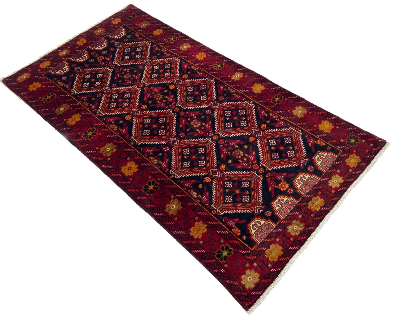 Handgeknüpfter Baluch Perserteppich 183 × 98 cm