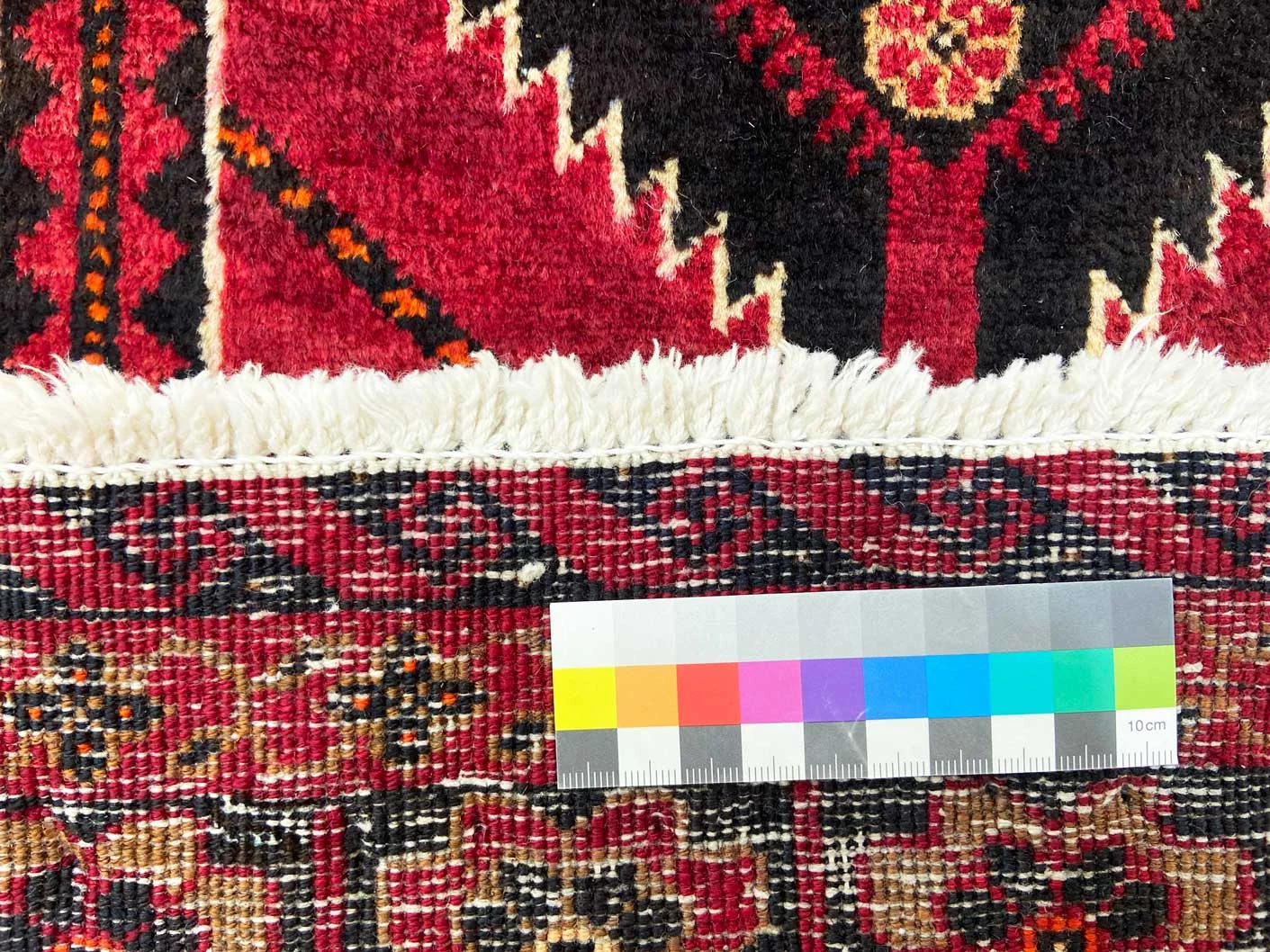 belutsch-orientteppich-199-x-91-cm-250000-knoten-handgeknupft-4 Handgeknüpfter Baluch Orientteppich 199 × 91 cm