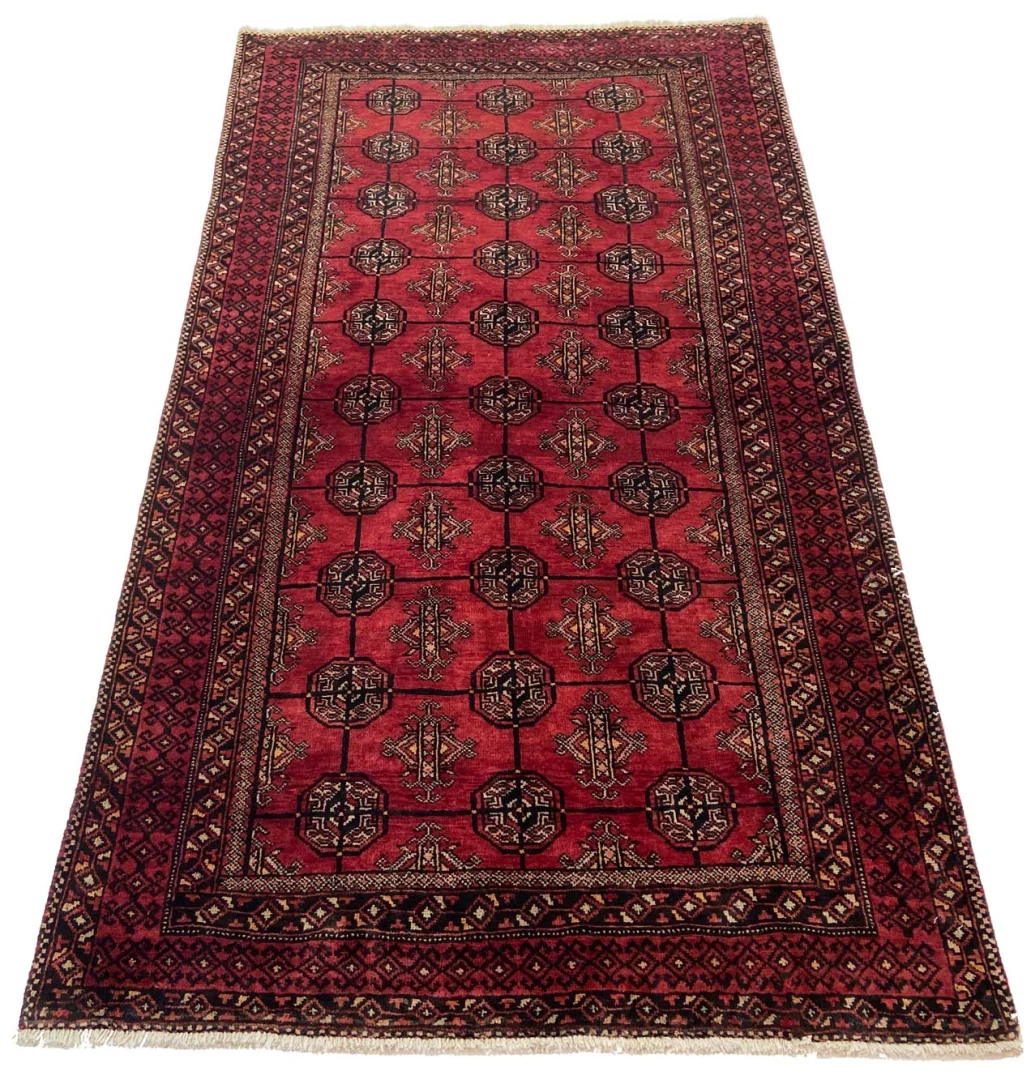 belutsch-orientteppich-202-x-113-cm-120000-knoten-handgeknupft-1 Baluch Perserteppich aus Iran, 202 × 113 cm