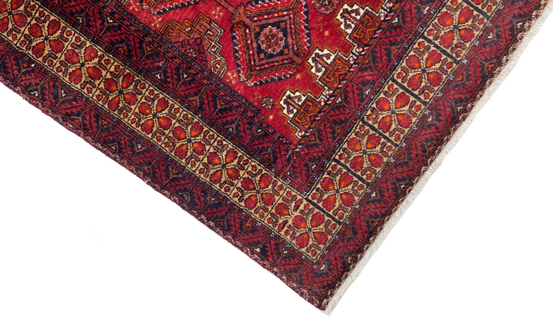 Baluch Perserteppich 202 × 97 cm aus Wolle, handgeknüpft