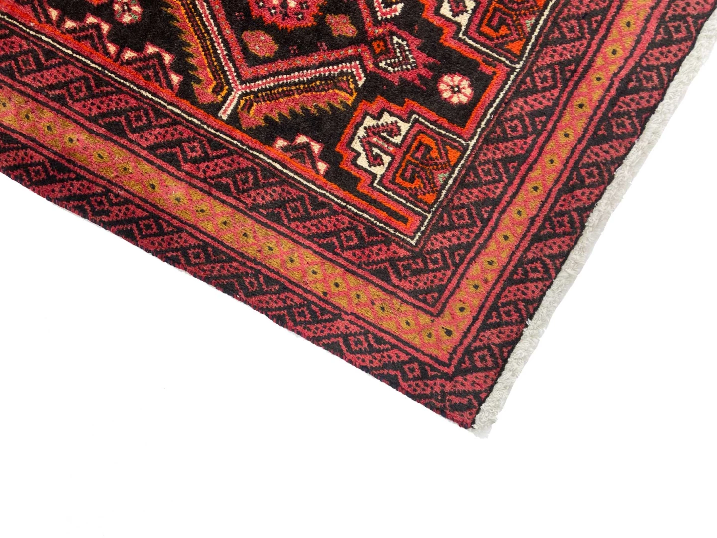 Handgeknüpfter Baluch Orientteppich, 205 × 58 cm, Wolle