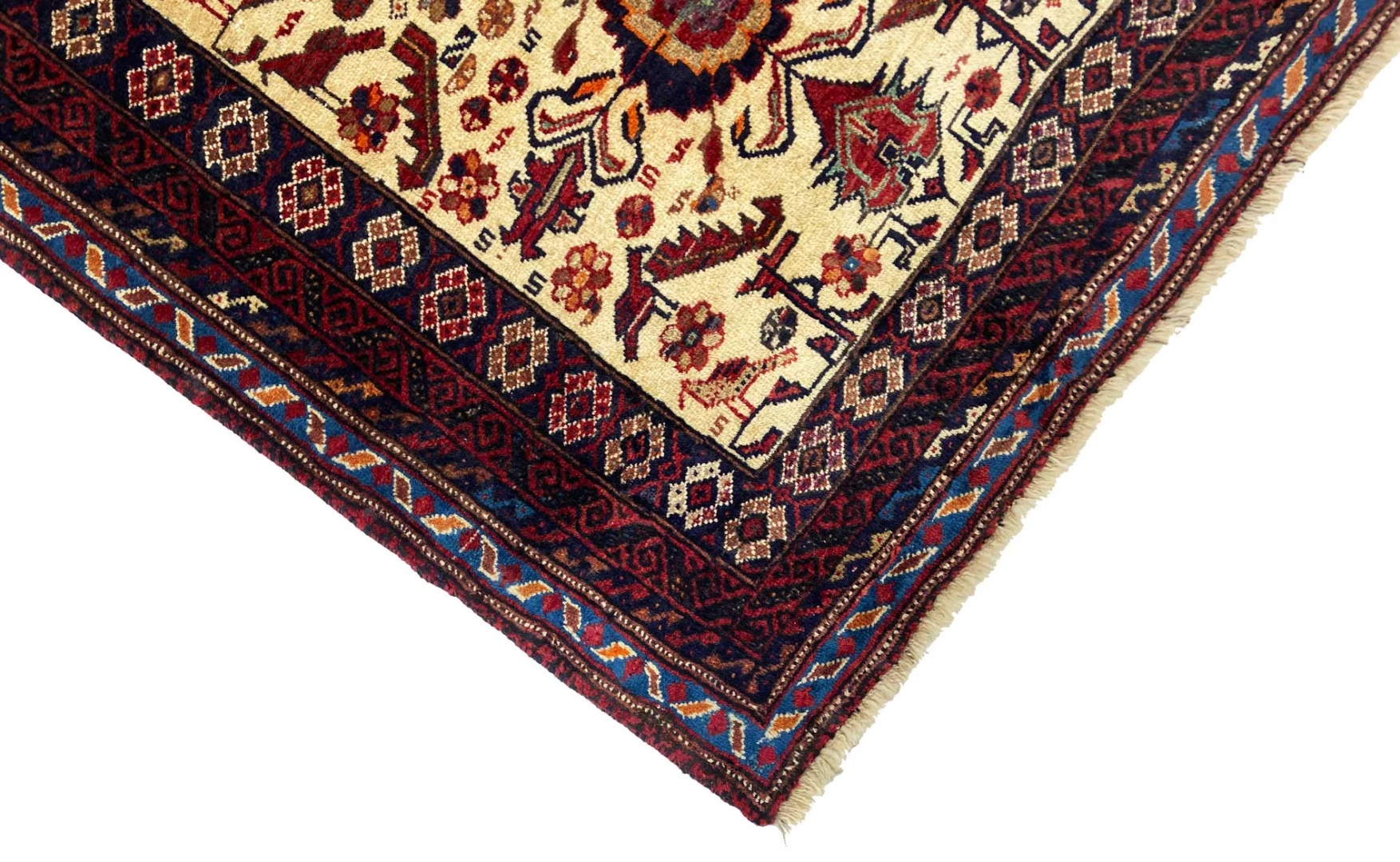 orientteppich-belutsch-217-x-93-cm-120000-knoten-handgeknupft-3 Handgeknüpfter Baluch Perserteppich, 217 × 93 cm, Wolle